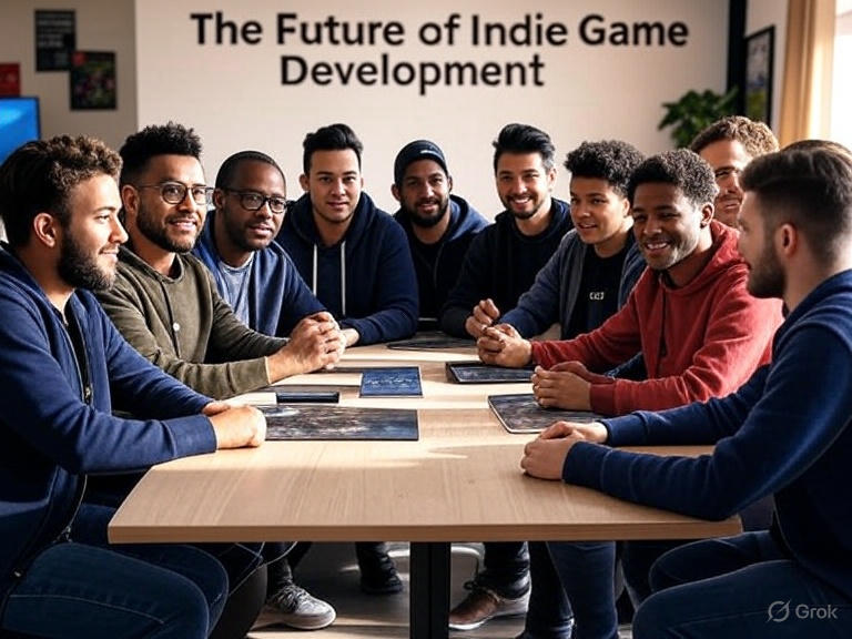 Game development on a monitor